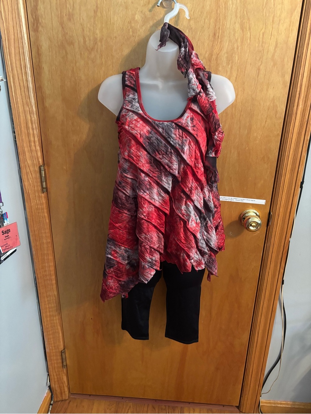 Balera Red and Black Costume